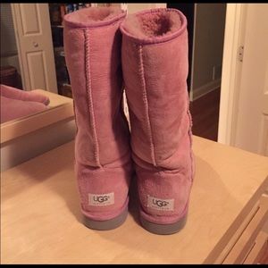 Pink Classic Ugg Tall Boots